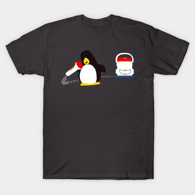 Talented Penguin T-Shirt by maliarosburg